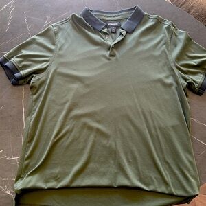 Men’s green large polo